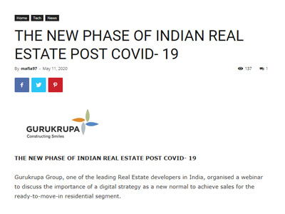 New Phase Indian Real Estate Post Covid-19