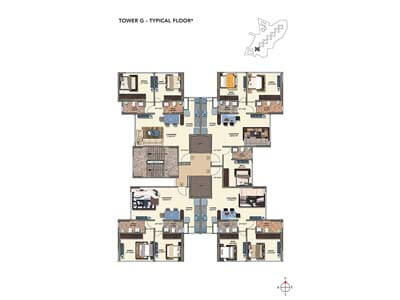 Ongoing Project Kanakia Rainforest Andheri Floor Plan