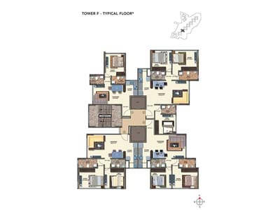 Ongoing Project Kanakia Rainforest Andheri Floor Plan