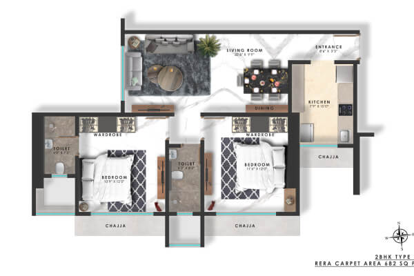 Ongoing Projects In Borivali West Shivsagar - Plans